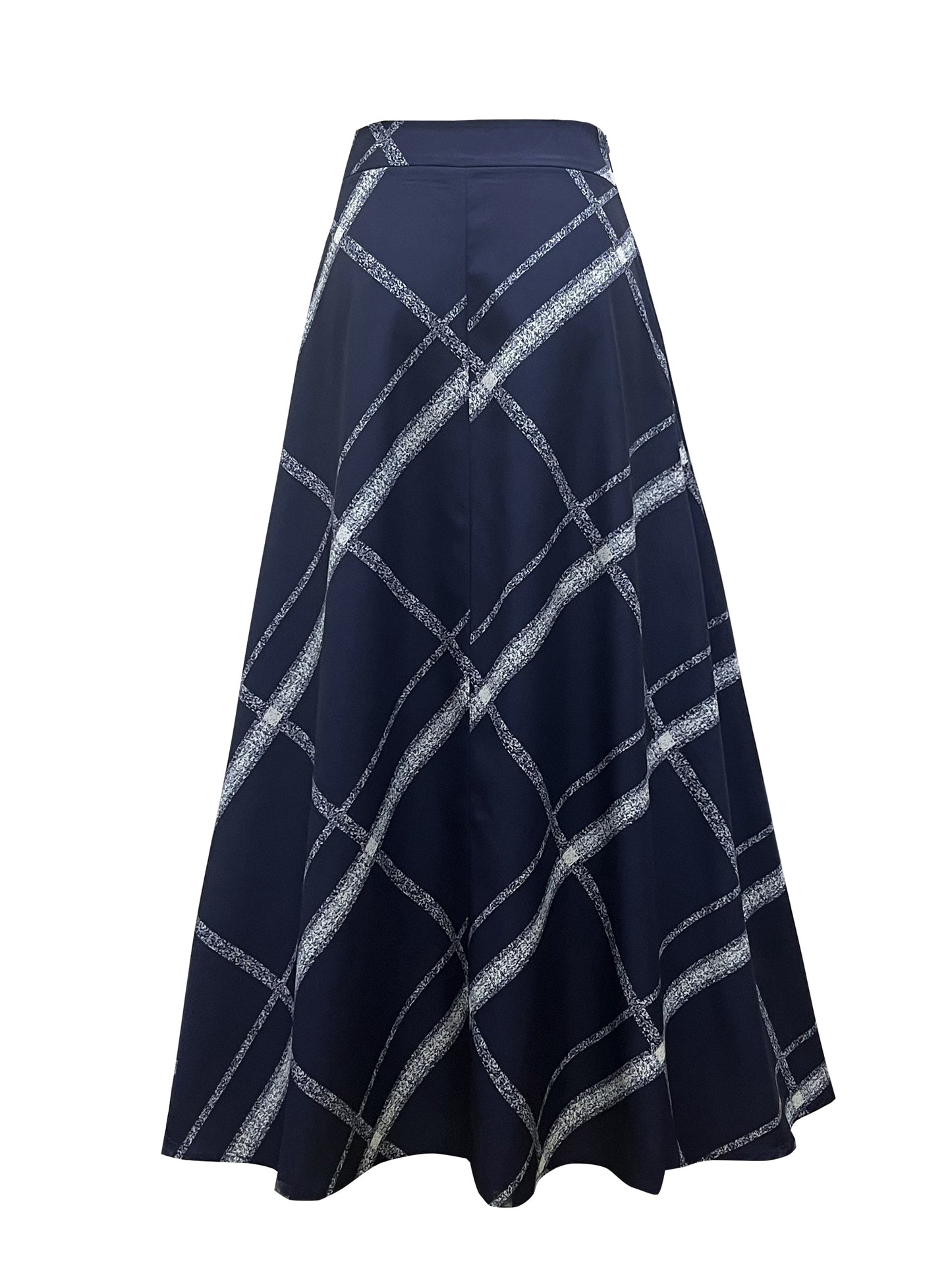 Jupe Longue - Bleu Marine - Haute Taille