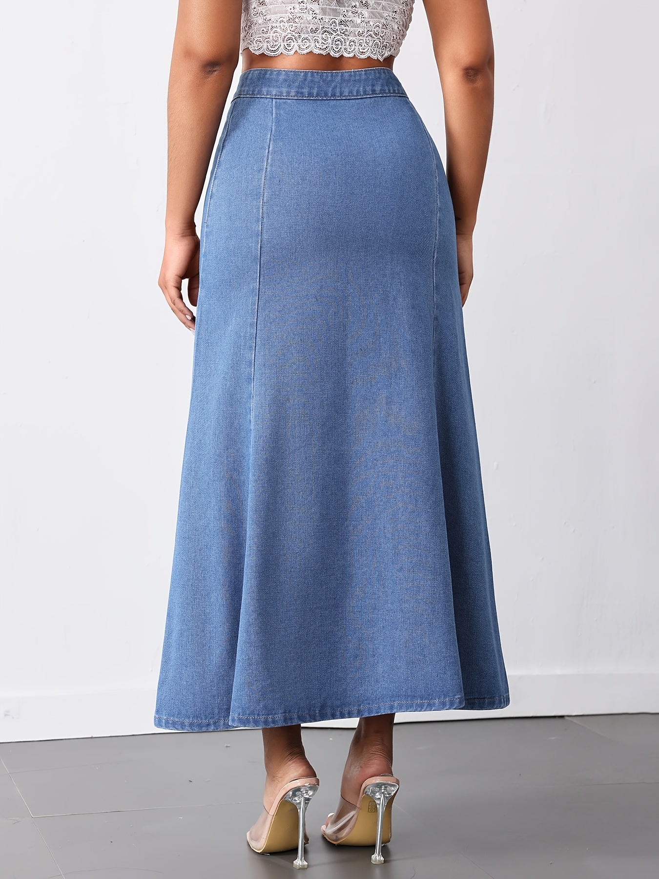 Jupe Longue - Jean - Haute Taille