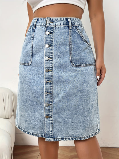 Jupe Mi-Longue - Jean - Collection 2025
