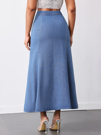 Jupe Longue - Jean - Haute Taille